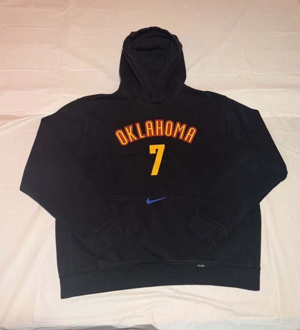 Nike Oklahoma City Thunder Chet Holmgren City Edition Jersey Hoodie XL